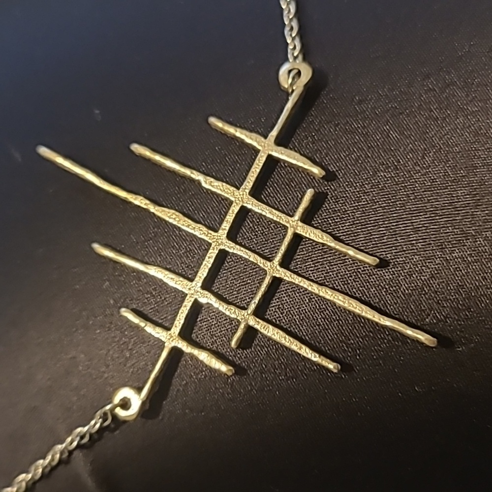 Maryellen Mary Gallagher Gate necklace in sterling silver